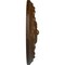 Ekena Millwork Flower Spiral Ceiling Medallion (Fits Canopies up to 2"), 12 1/4"OD x 2 1/4"P, Root Beer Crackle CM12FLRBC - alternate 5